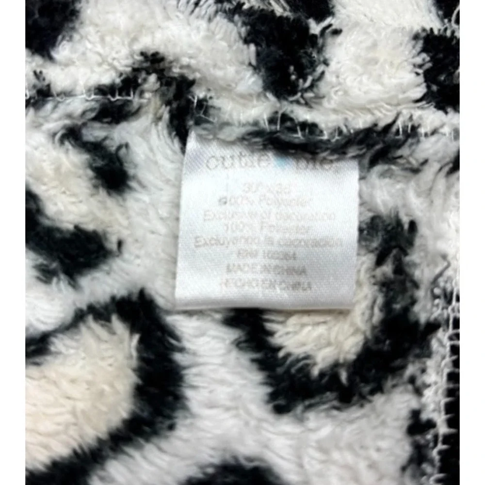 Cutie Pie htf Brown Beige Black Leopard‎ Cheetah Print Baby Blanket 30x36 Fleece